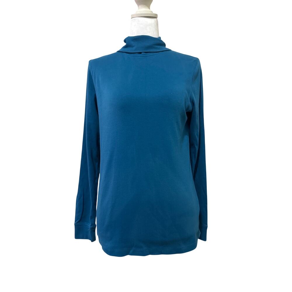 L.L. Bean Women's Teal Turtleneck Size Small